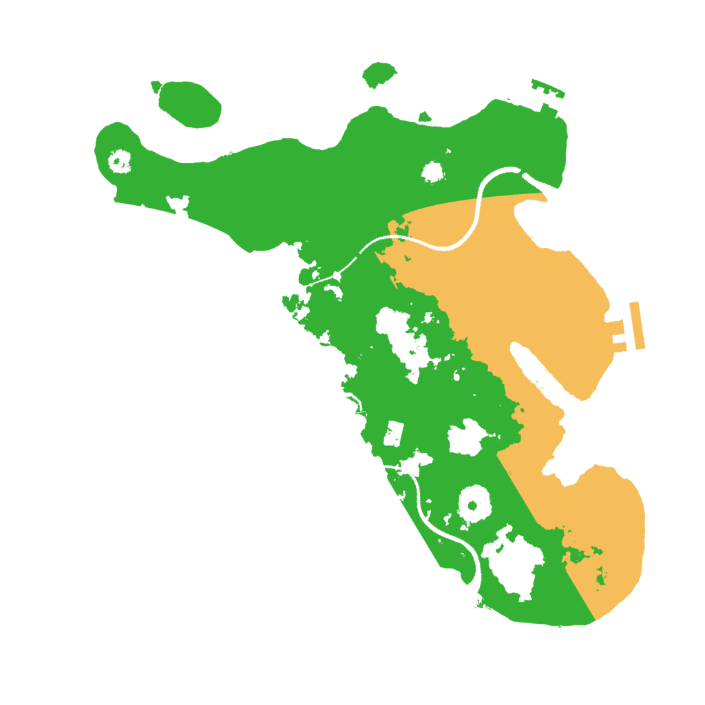 Biome Rust Map: Procedural Map, Size: 3000, Seed: 815470