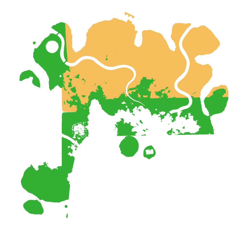 Biome Rust Map: Procedural Map, Size: 3500, Seed: 111101105