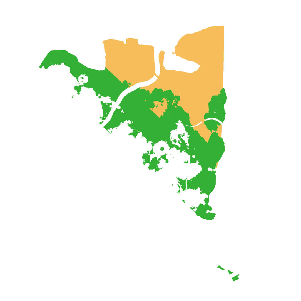 Biome Rust Map: Procedural Map, Size: 3000, Seed: 406587