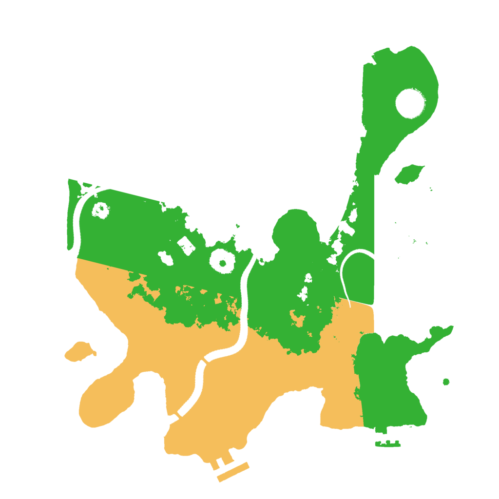 Biome Rust Map: Procedural Map, Size: 3000, Seed: 909035