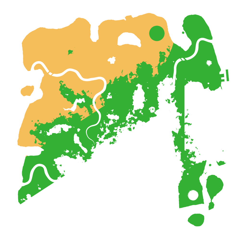 Biome Rust Map: Procedural Map, Size: 4250, Seed: 1122759025