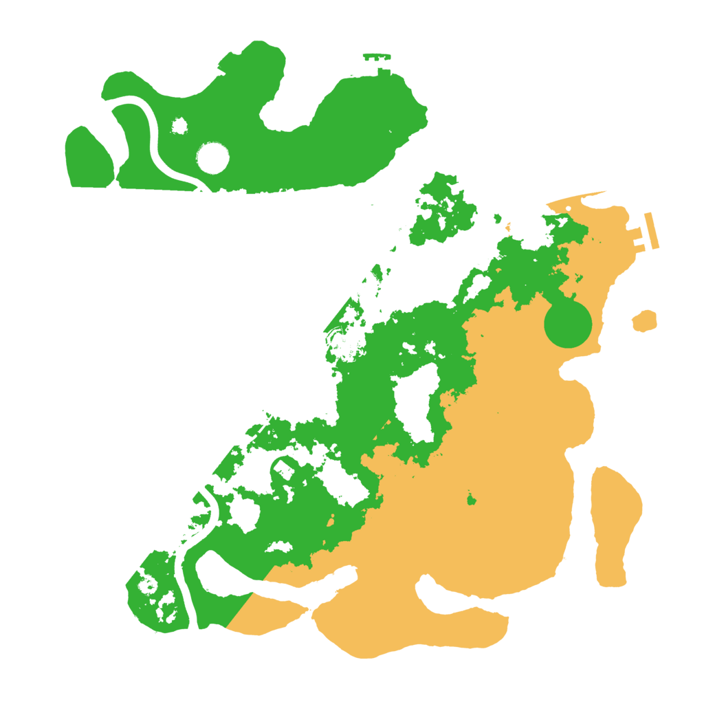 Biome Rust Map: Procedural Map, Size: 3875, Seed: 1090631033