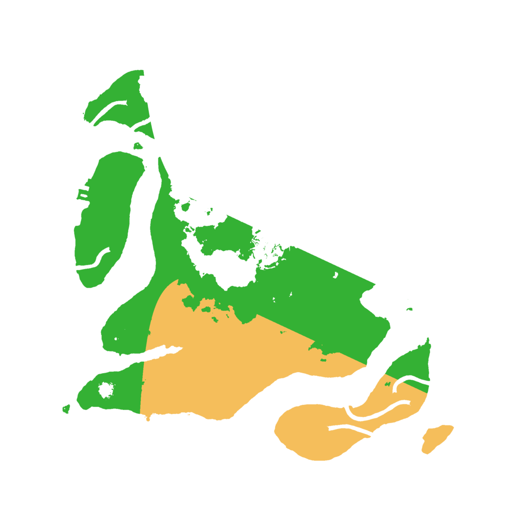 Biome Rust Map: Procedural Map, Size: 3000, Seed: 222122