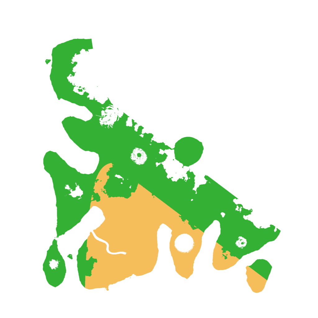 Biome Rust Map: Procedural Map, Size: 3000, Seed: 523483