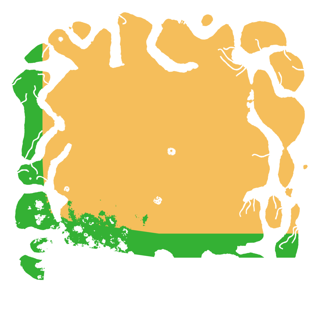 Biome Rust Map: Procedural Map, Size: 6000, Seed: 16564615