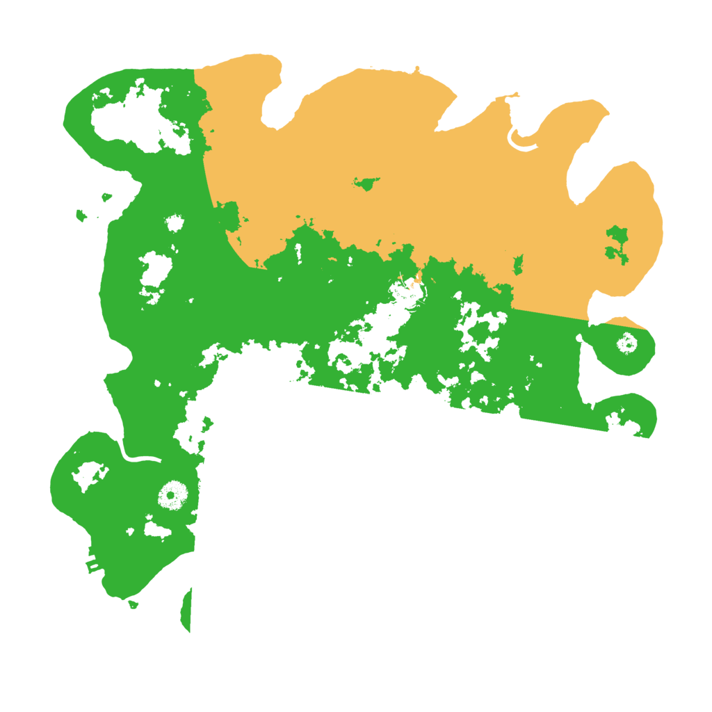 Biome Rust Map: Procedural Map, Size: 3700, Seed: 1489761254