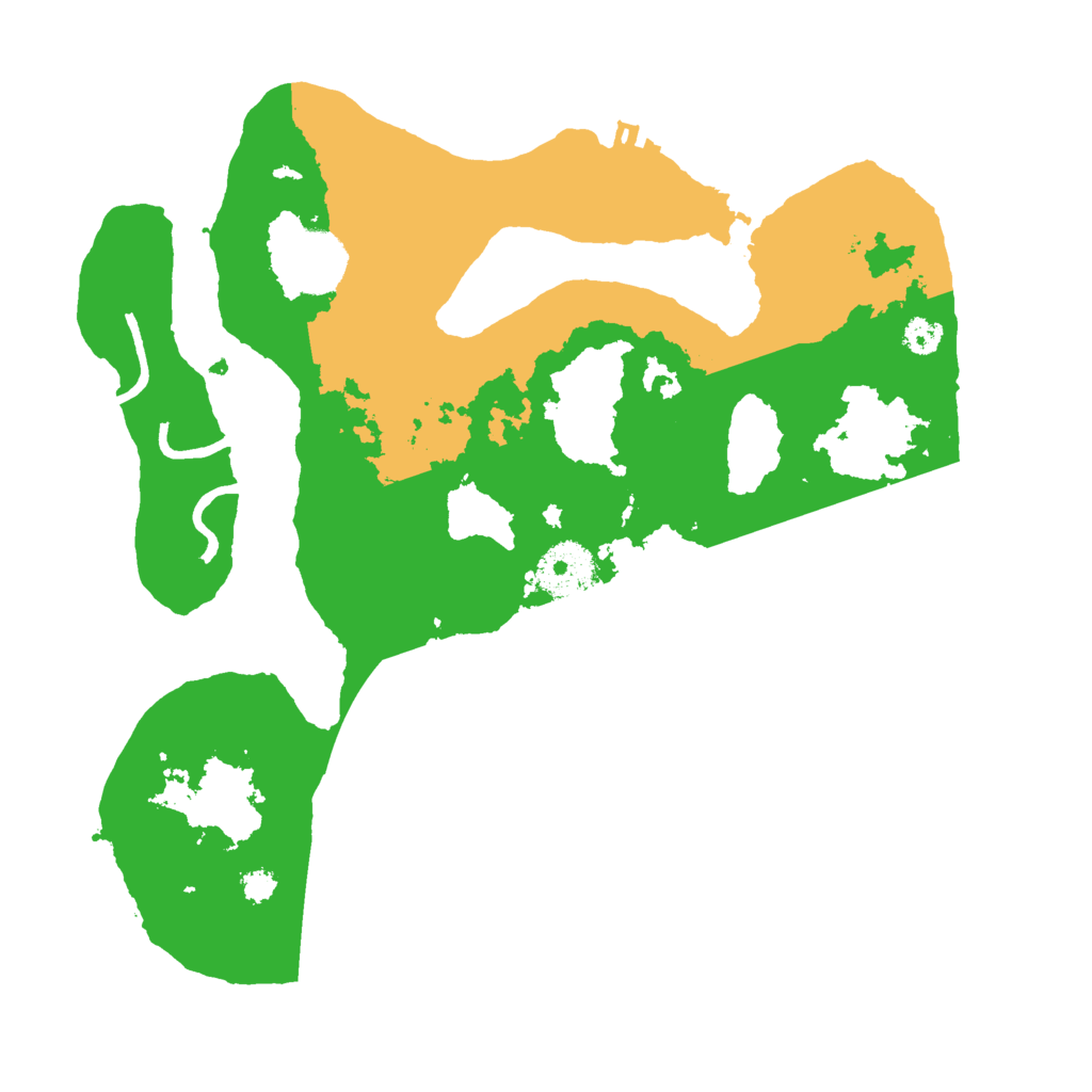 Biome Rust Map: Procedural Map, Size: 3000, Seed: 122814