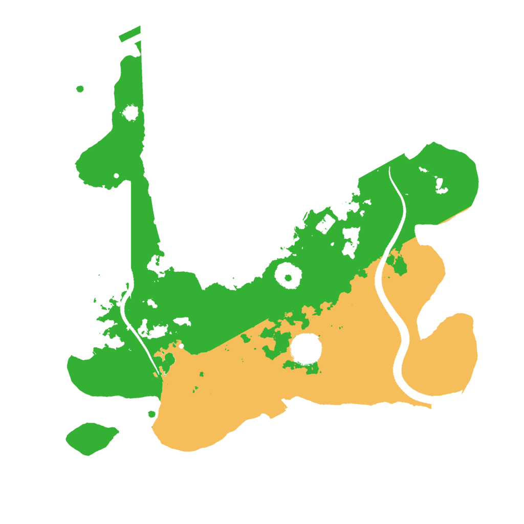 Biome Rust Map: Procedural Map, Size: 3000, Seed: 649519