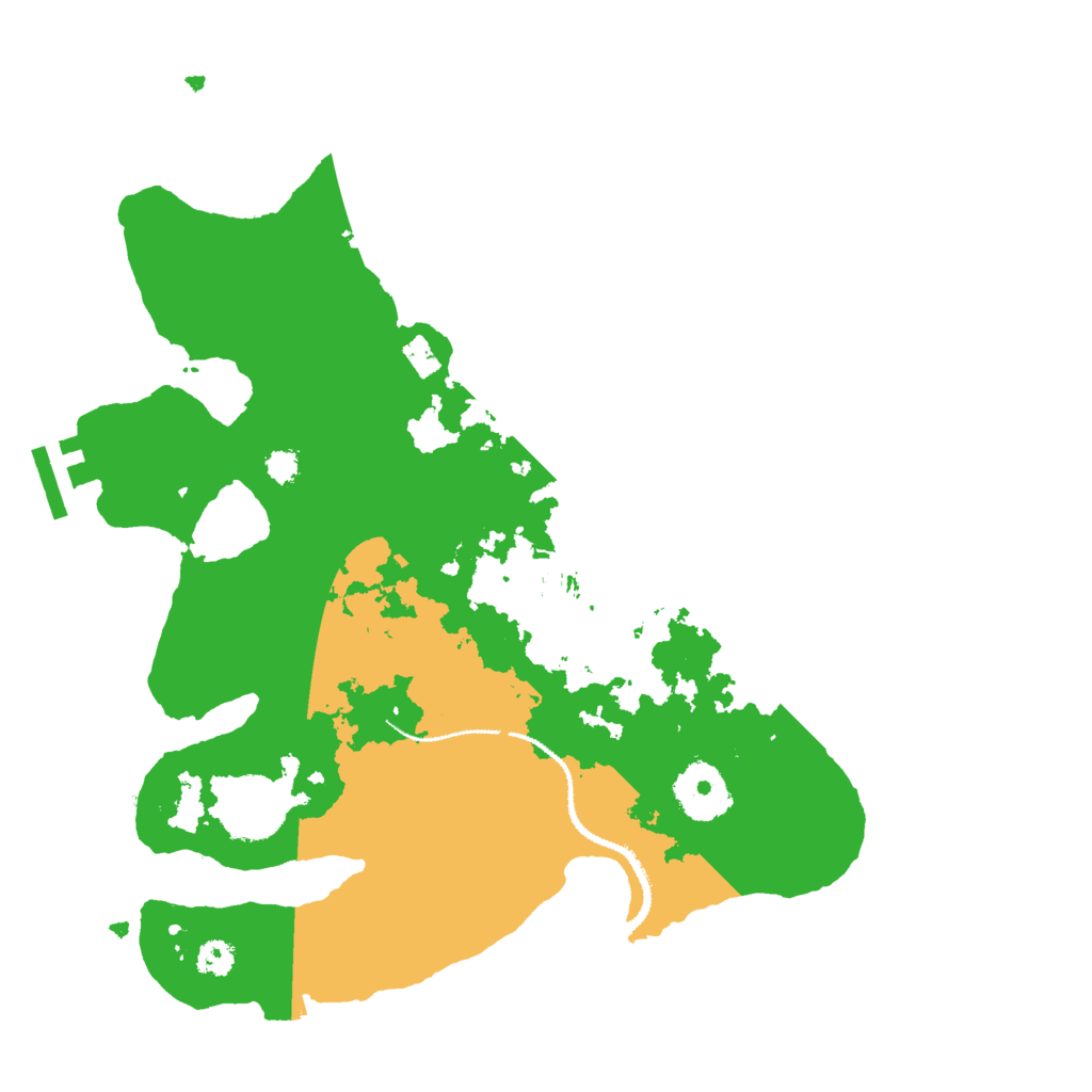 Biome Rust Map: Procedural Map, Size: 3000, Seed: 316894