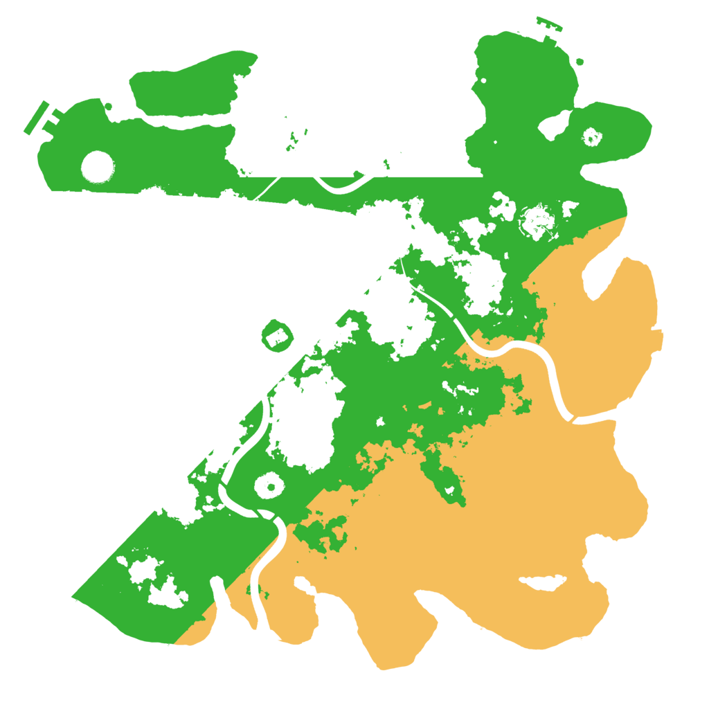 Biome Rust Map: Procedural Map, Size: 3850, Seed: 1327375361