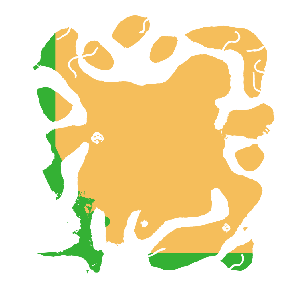 Biome Rust Map: Procedural Map, Size: 3700, Seed: 26478794