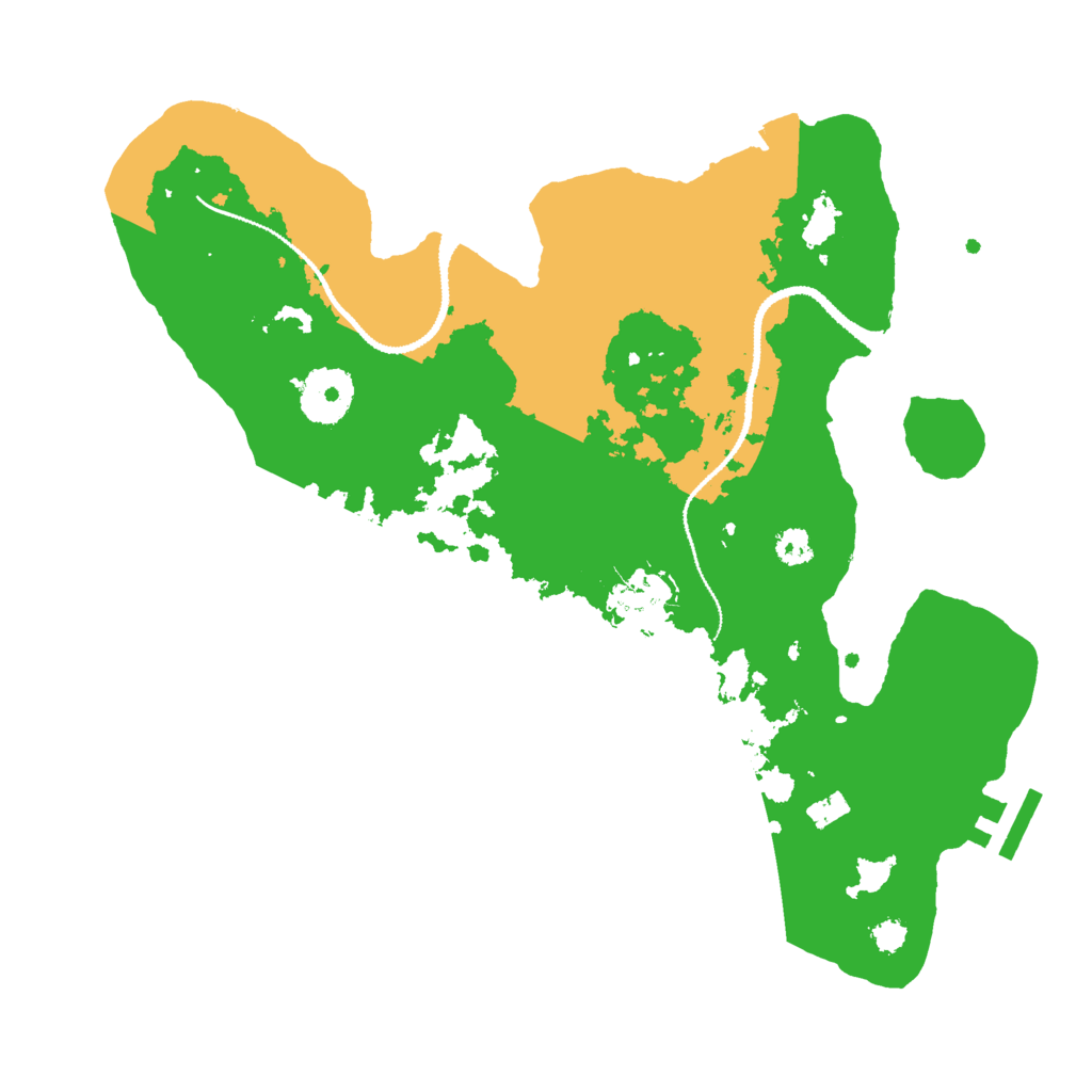 Biome Rust Map: Procedural Map, Size: 3000, Seed: 599800