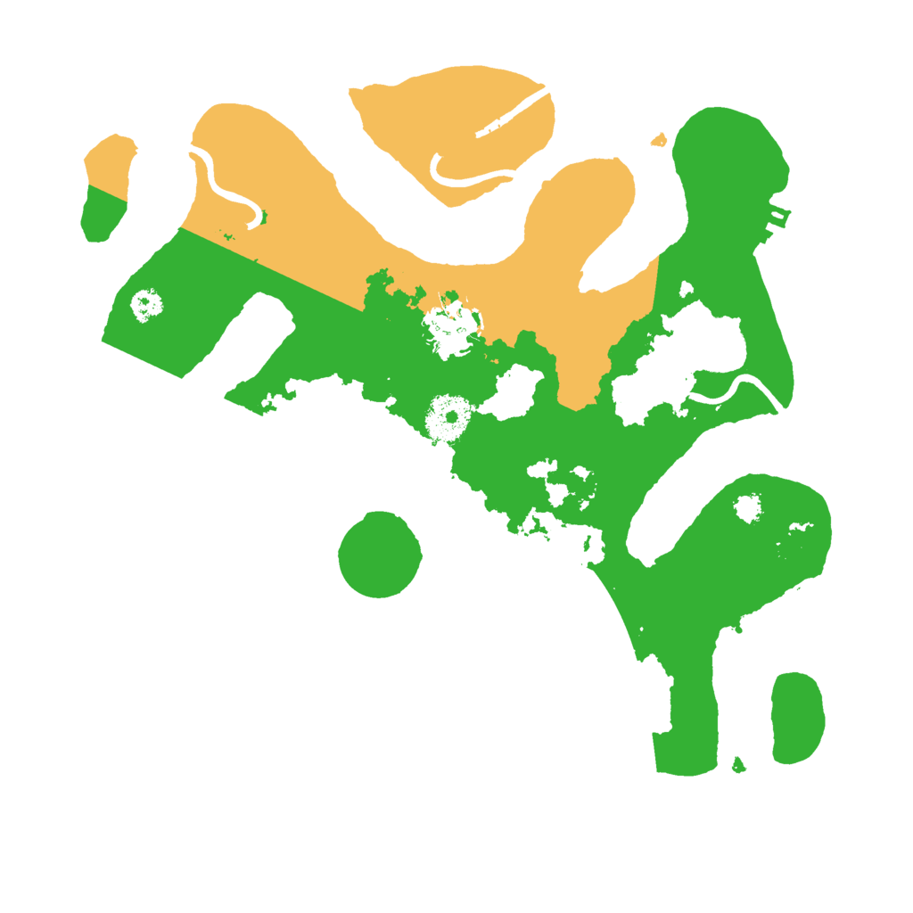 Biome Rust Map: Procedural Map, Size: 3000, Seed: 958455