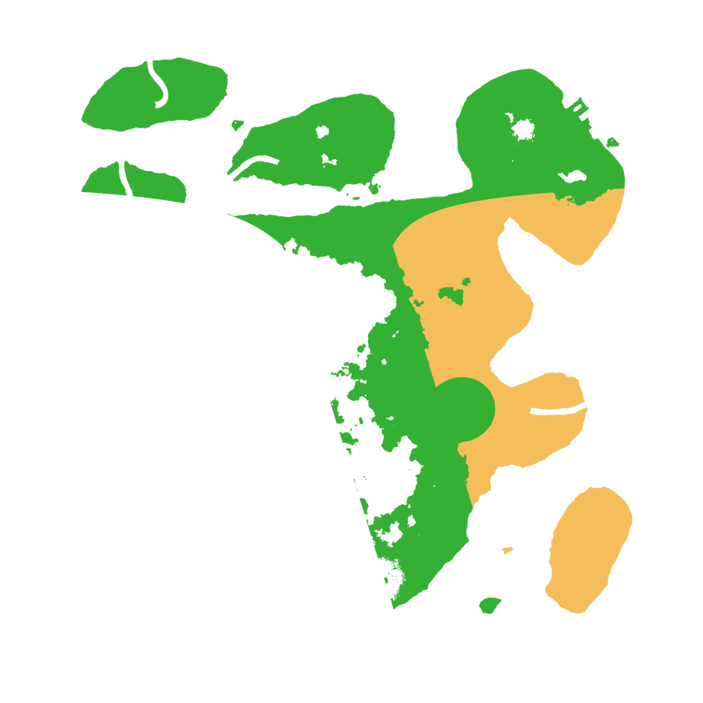 Biome Rust Map: Procedural Map, Size: 3000, Seed: 974665