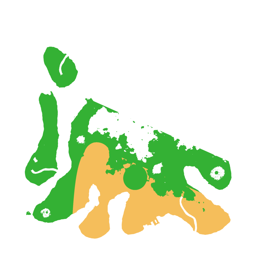 Biome Rust Map: Procedural Map, Size: 3000, Seed: 27661