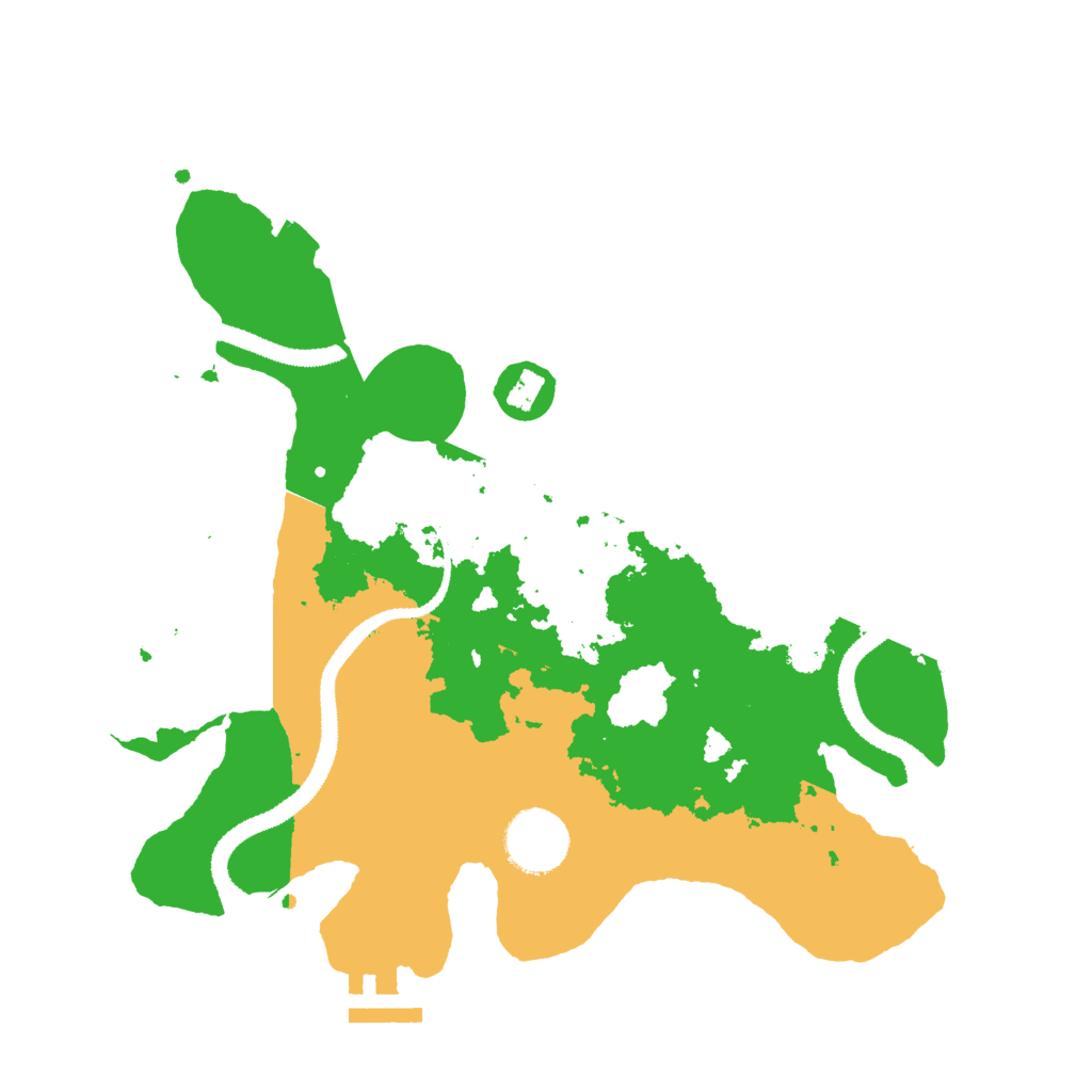 Biome Rust Map: Procedural Map, Size: 3000, Seed: 27661