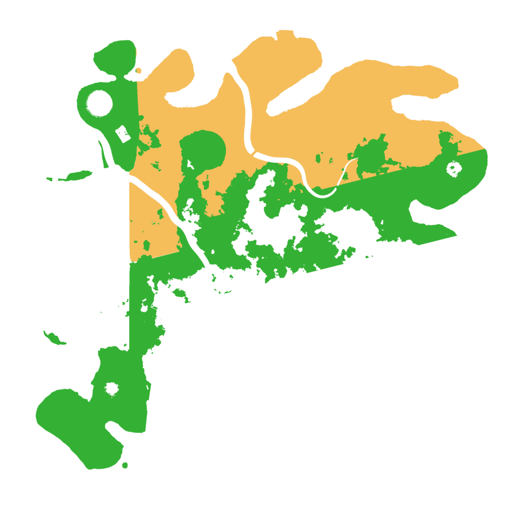 Biome Rust Map: Procedural Map, Size: 3500, Seed: 1947068988