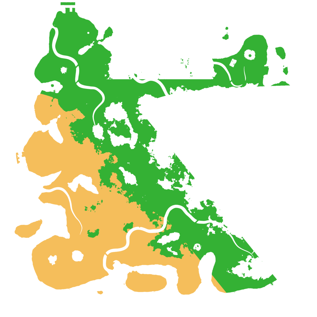 Biome Rust Map: Procedural Map, Size: 4399, Seed: 1337