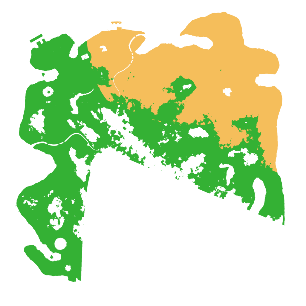 Biome Rust Map: Procedural Map, Size: 4500, Seed: 1713663638