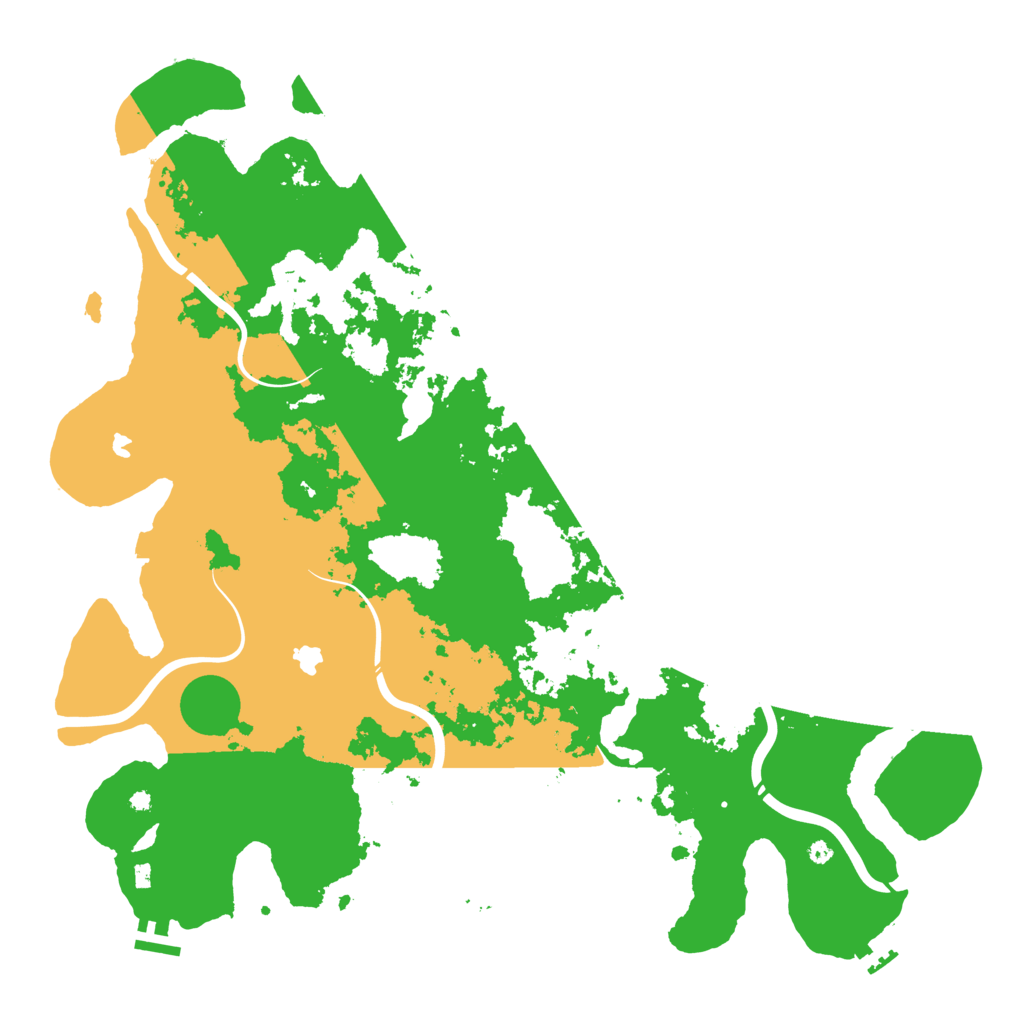 Biome Rust Map: Procedural Map, Size: 4500, Seed: 460943