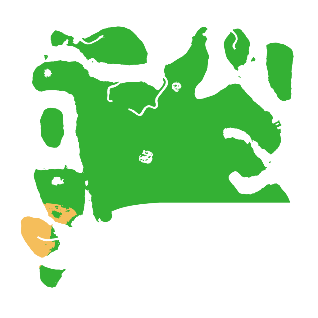 Biome Rust Map: Procedural Map, Size: 3500, Seed: 451845679