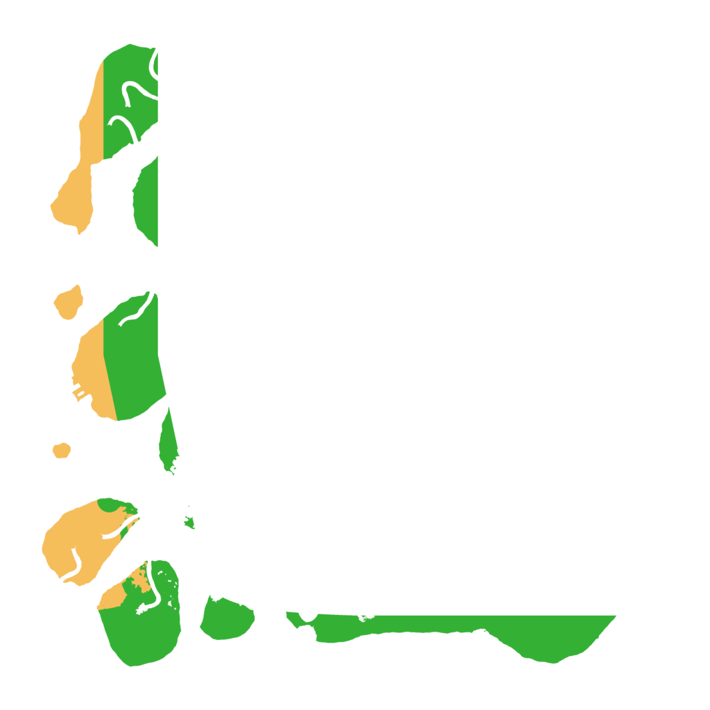 Biome Rust Map: Procedural Map, Size: 3900, Seed: 21666