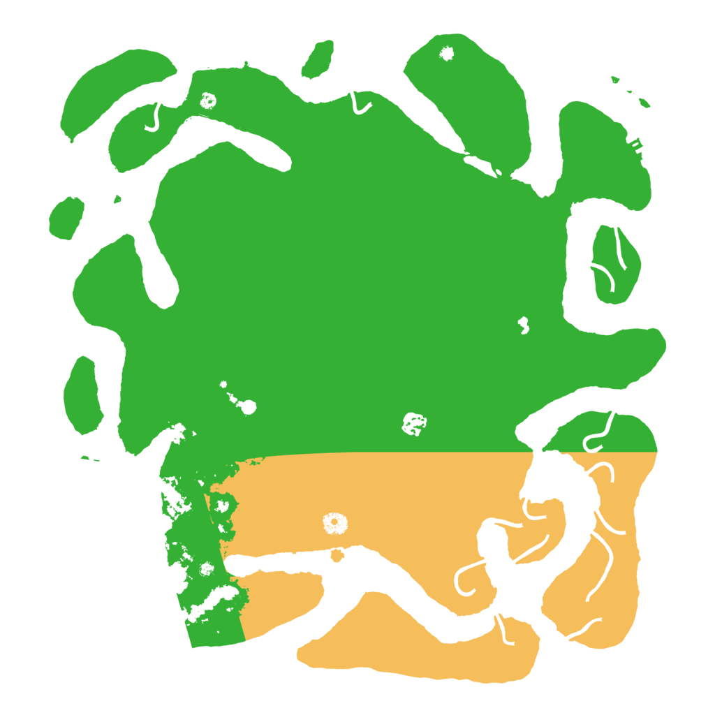 Biome Rust Map: Procedural Map, Size: 4500, Seed: 1490525129