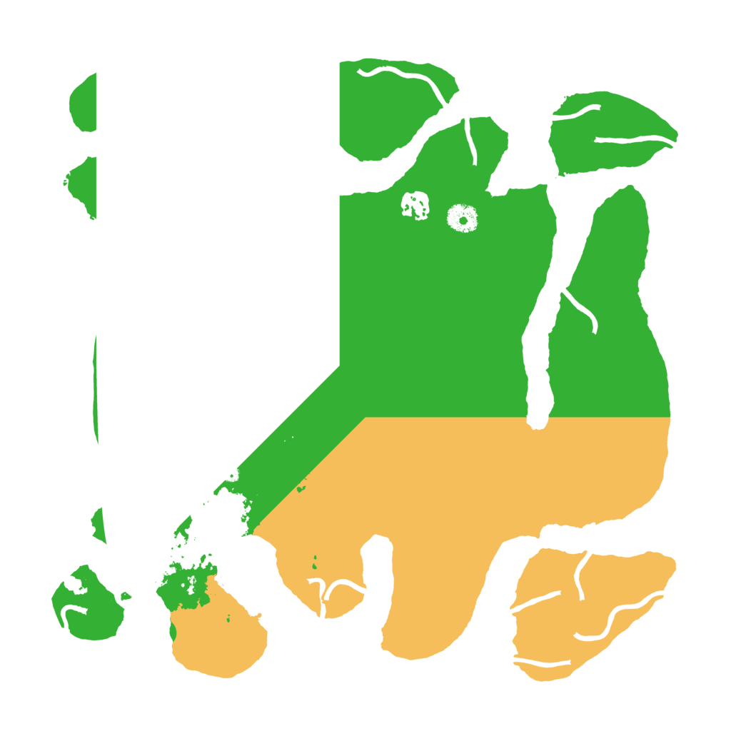 Biome Rust Map: Procedural Map, Size: 3700, Seed: 333311258