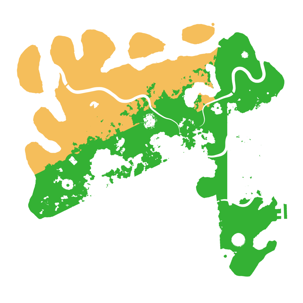 Biome Rust Map: Procedural Map, Size: 4000, Seed: 12021201
