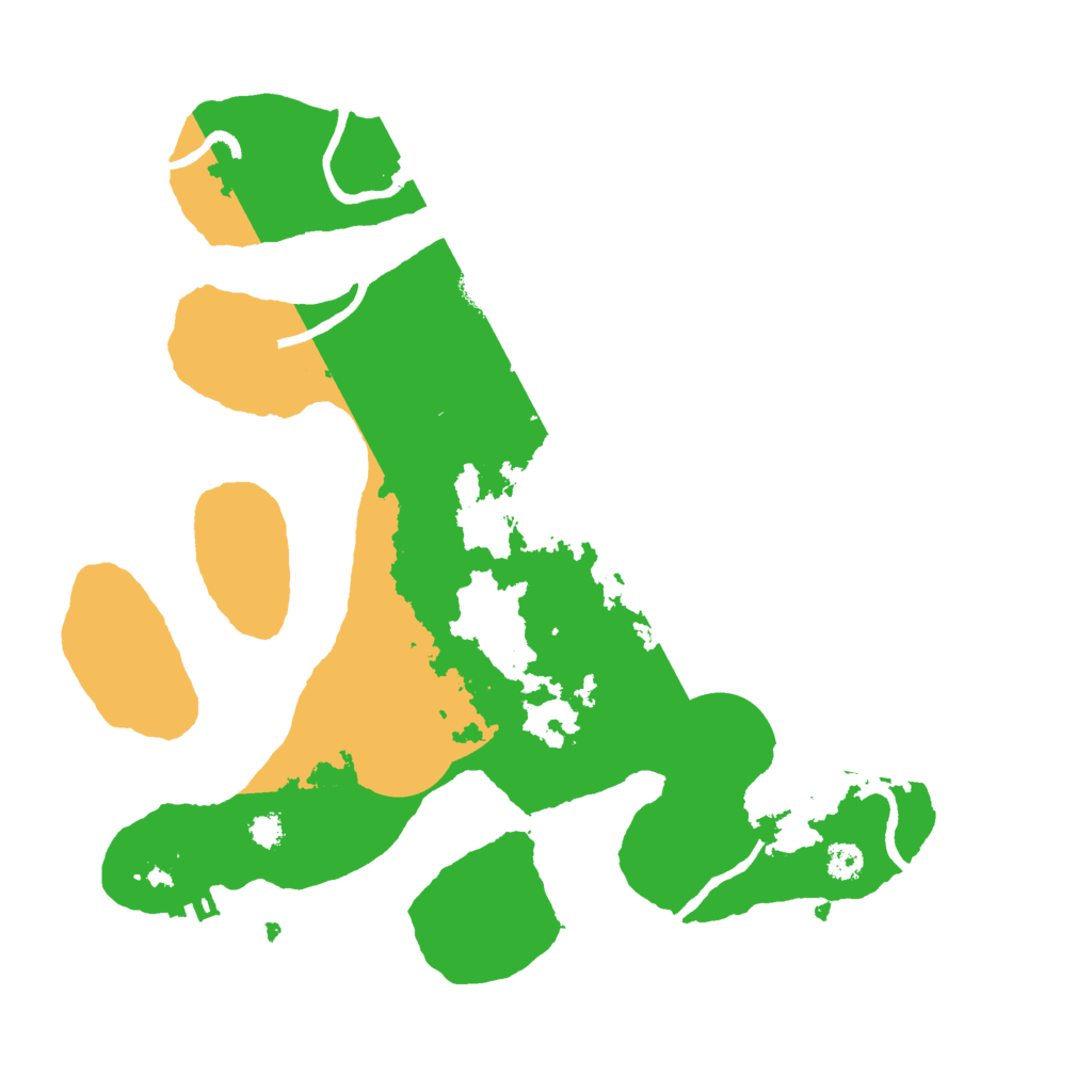 Biome Rust Map: Procedural Map, Size: 3000, Seed: 1243437672