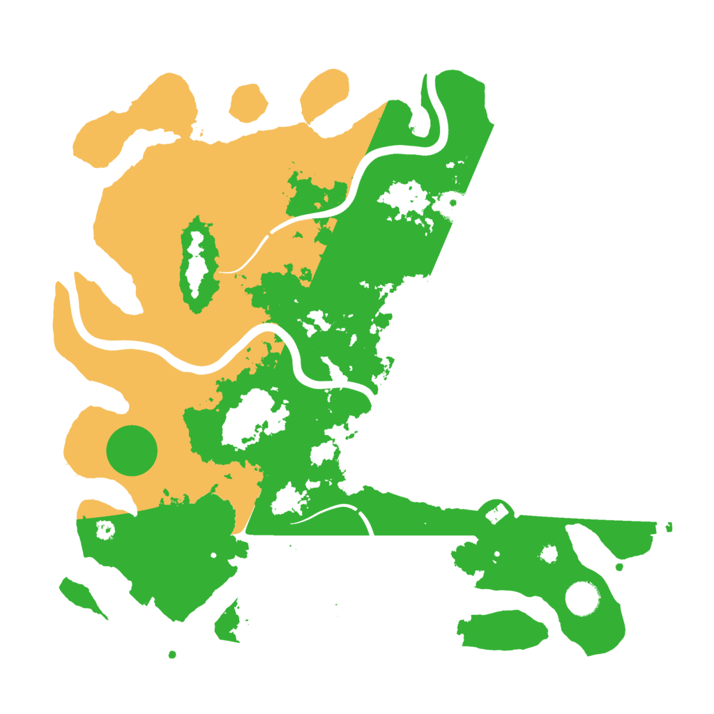 Biome Rust Map: Procedural Map, Size: 3700, Seed: 1535675110
