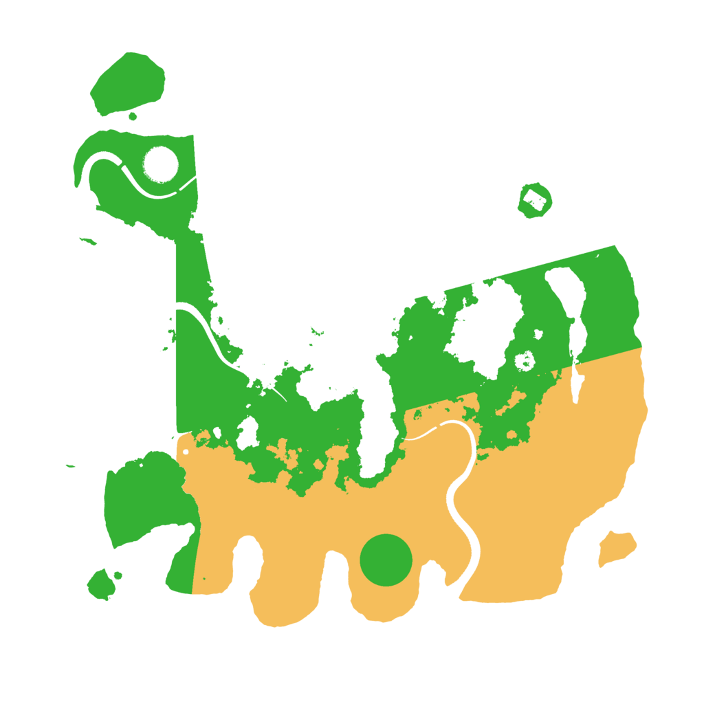 Biome Rust Map: Procedural Map, Size: 3550, Seed: 835542