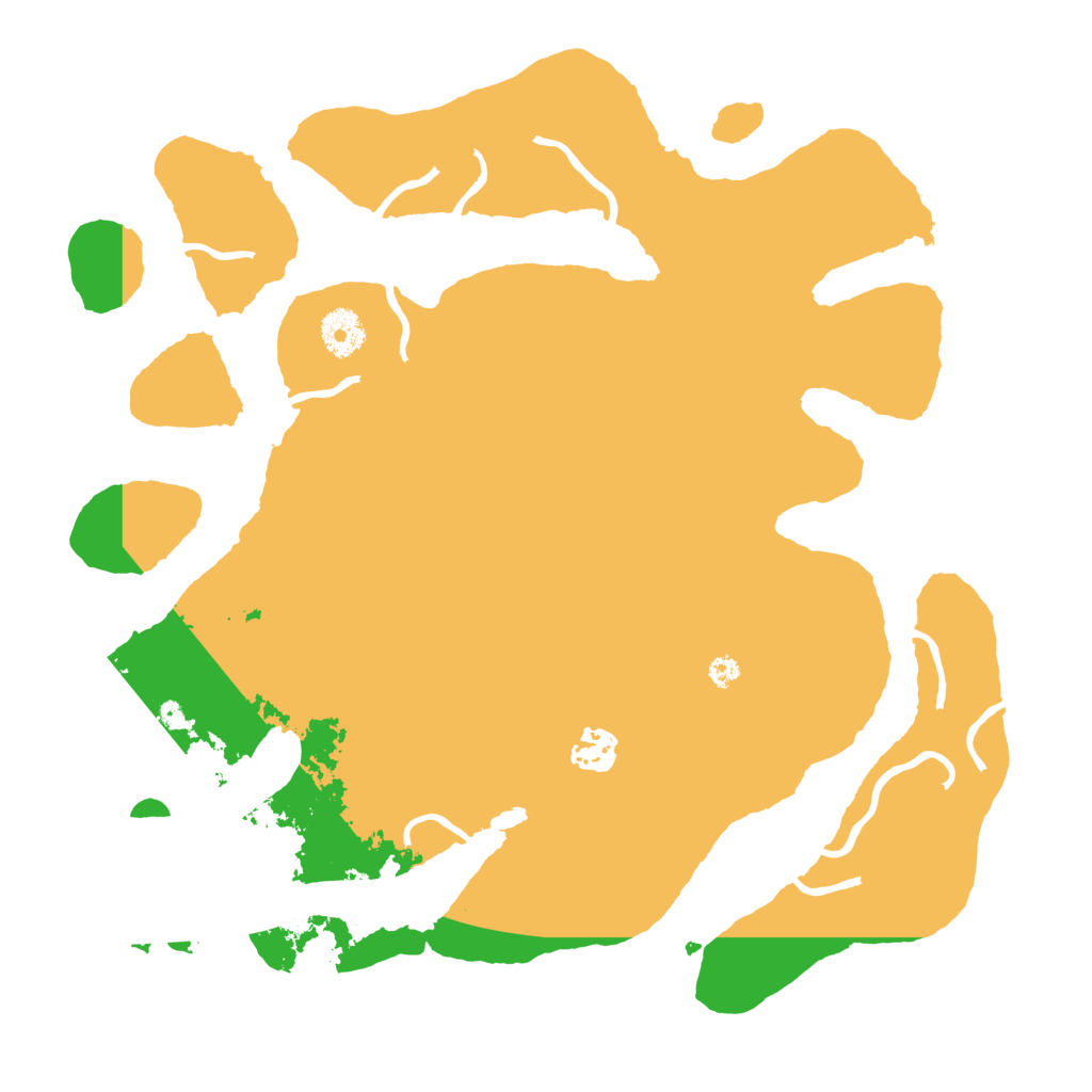 Biome Rust Map: Procedural Map, Size: 3600, Seed: 1982964881