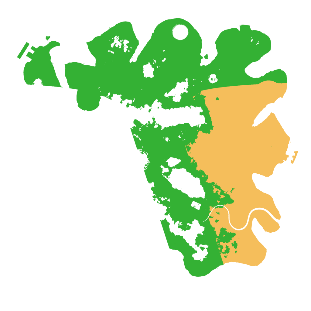 Biome Rust Map: Procedural Map, Size: 3500, Seed: 1828468582