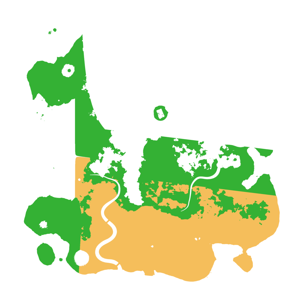 Biome Rust Map: Procedural Map, Size: 3550, Seed: 744324