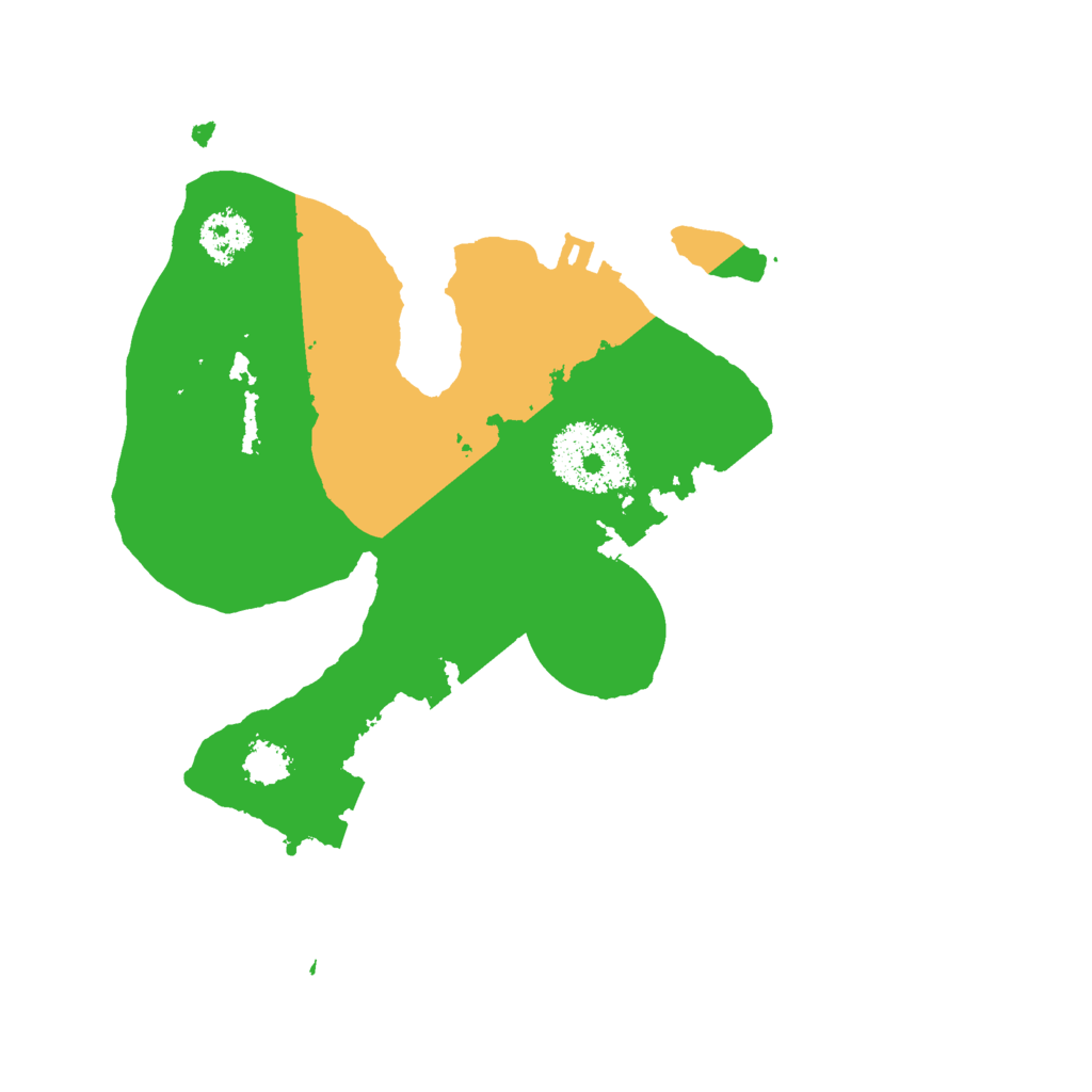 Biome Rust Map: Procedural Map, Size: 2200, Seed: 225632883