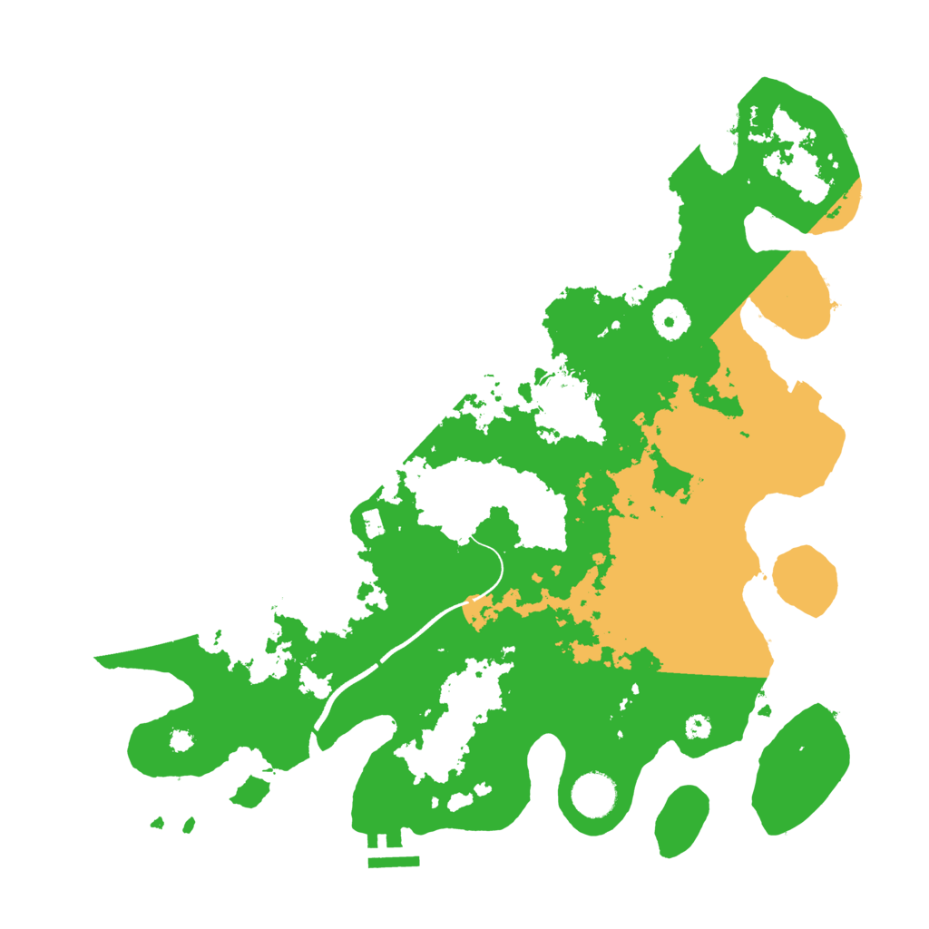 Biome Rust Map: Procedural Map, Size: 3650, Seed: 1287900271