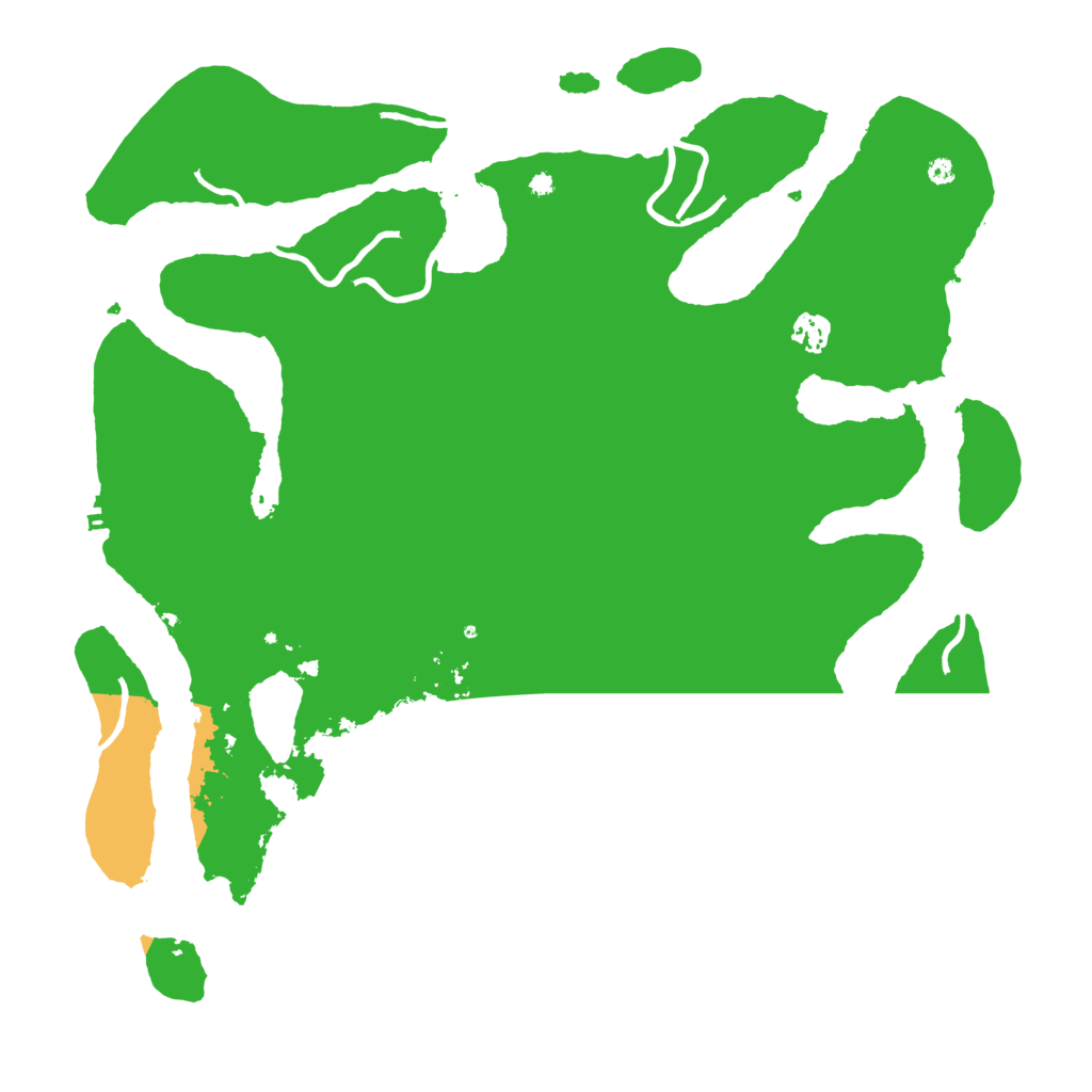 Biome Rust Map: Procedural Map, Size: 4200, Seed: 10