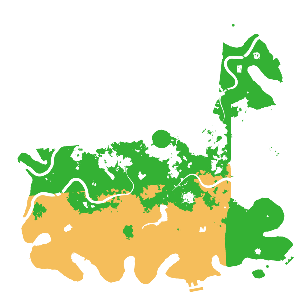 Biome Rust Map: Procedural Map, Size: 4500, Seed: 673848215