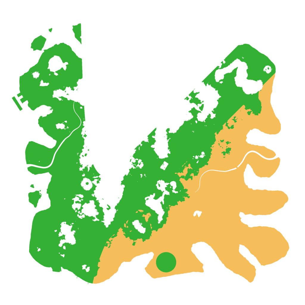 Biome Rust Map: Procedural Map, Size: 4000, Seed: 12345050