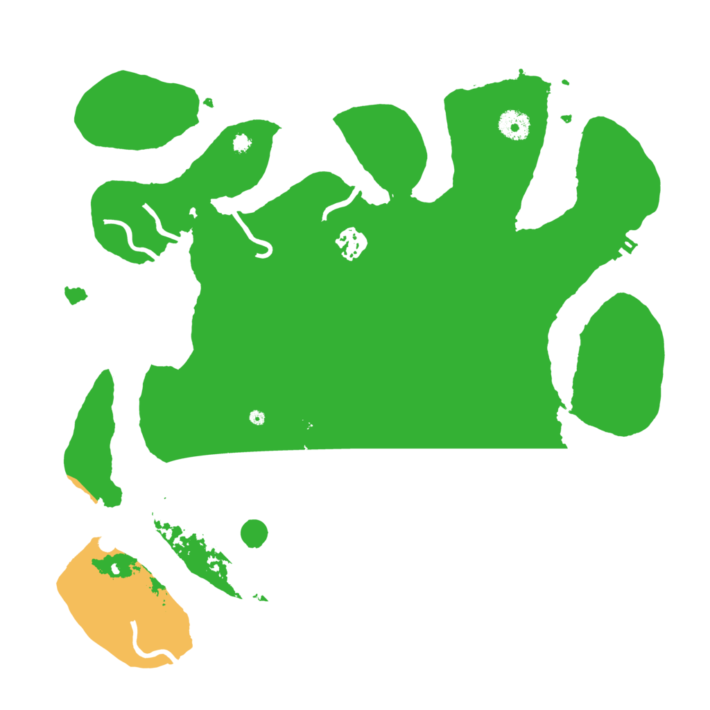 Biome Rust Map: Procedural Map, Size: 3500, Seed: 54597958