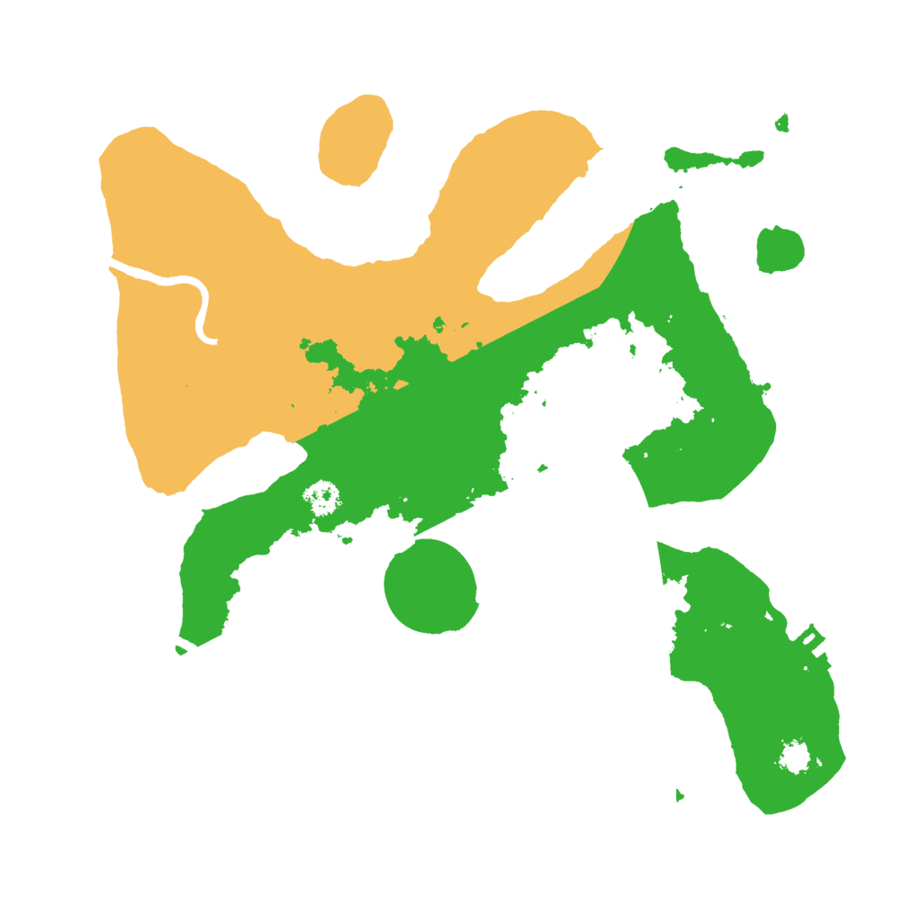 Biome Rust Map: Procedural Map, Size: 2700, Seed: 1633154240