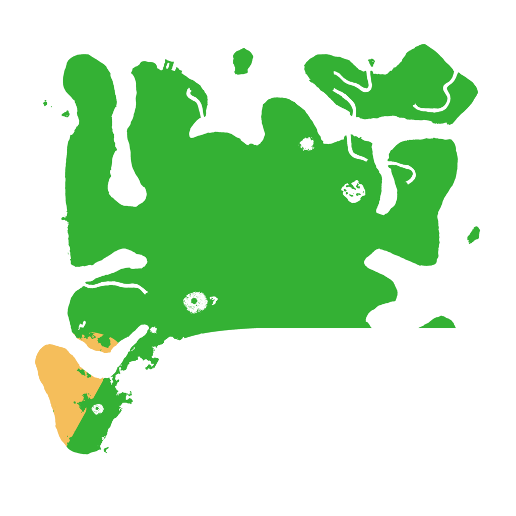 Biome Rust Map: Procedural Map, Size: 3500, Seed: 16628014