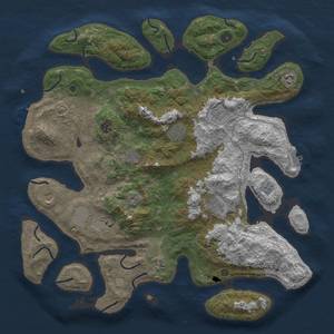 Thumbnail Rust Map: Procedural Map, Size: 4500, Seed: 3325, 18 Monuments