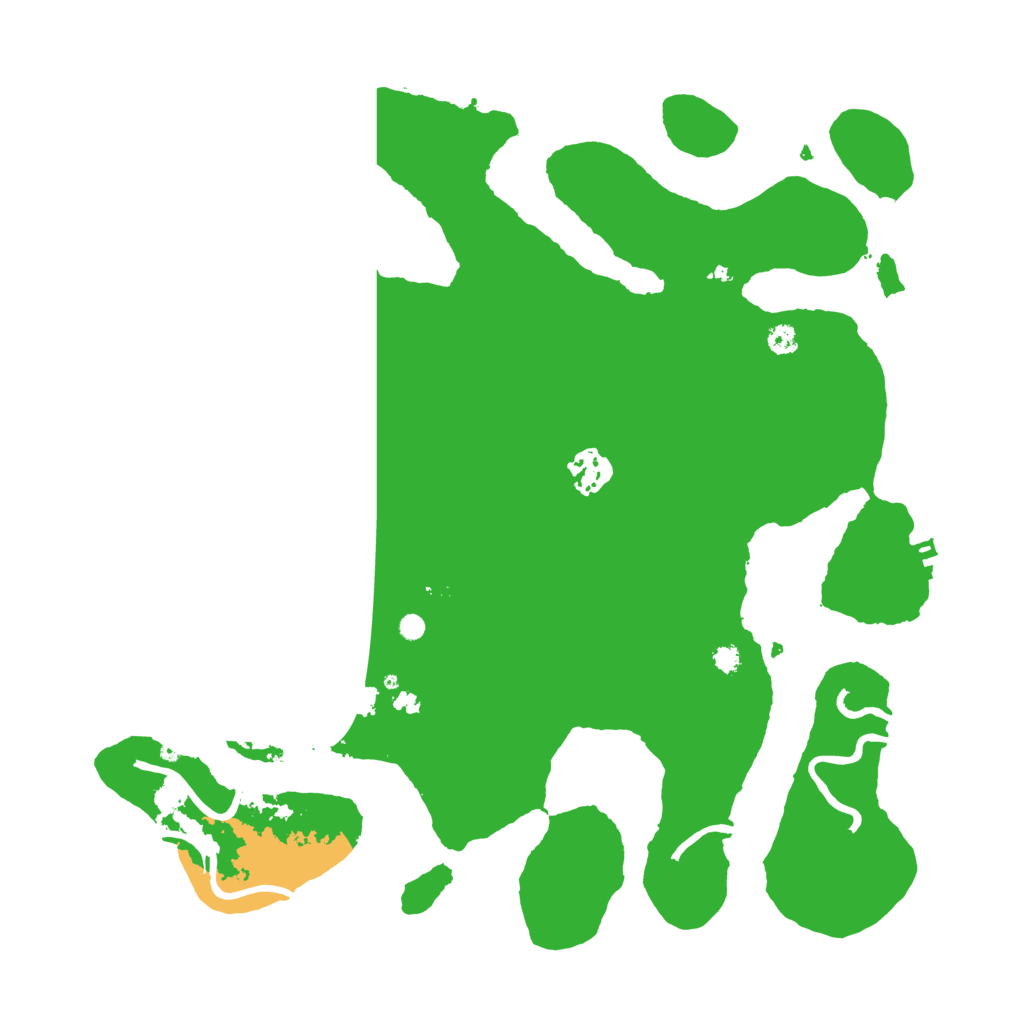 Biome Rust Map: Procedural Map, Size: 3500, Seed: 835