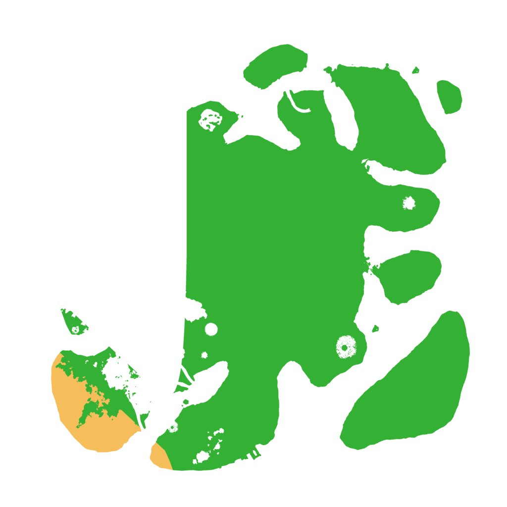 Biome Rust Map: Procedural Map, Size: 3500, Seed: 1620677025