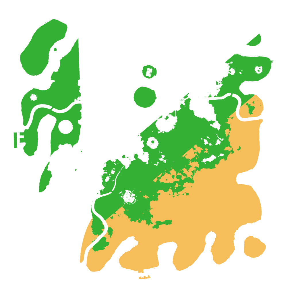 Biome Rust Map: Procedural Map, Size: 3850, Seed: 439549341