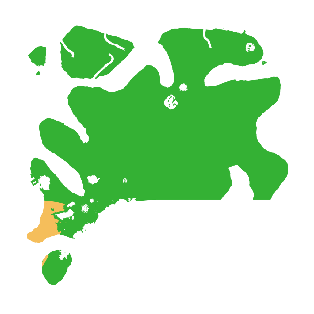 Biome Rust Map: Procedural Map, Size: 3500, Seed: 1132