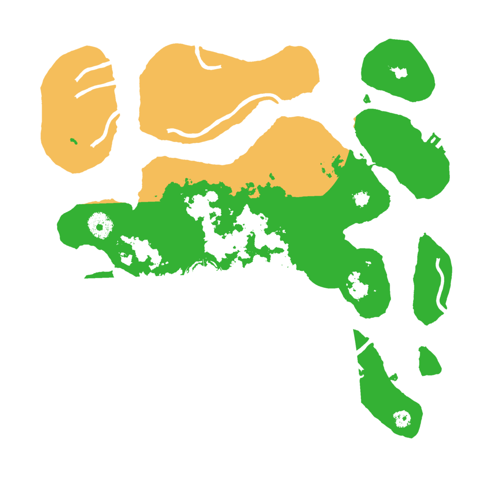 Biome Rust Map: Procedural Map, Size: 3000, Seed: 610252791