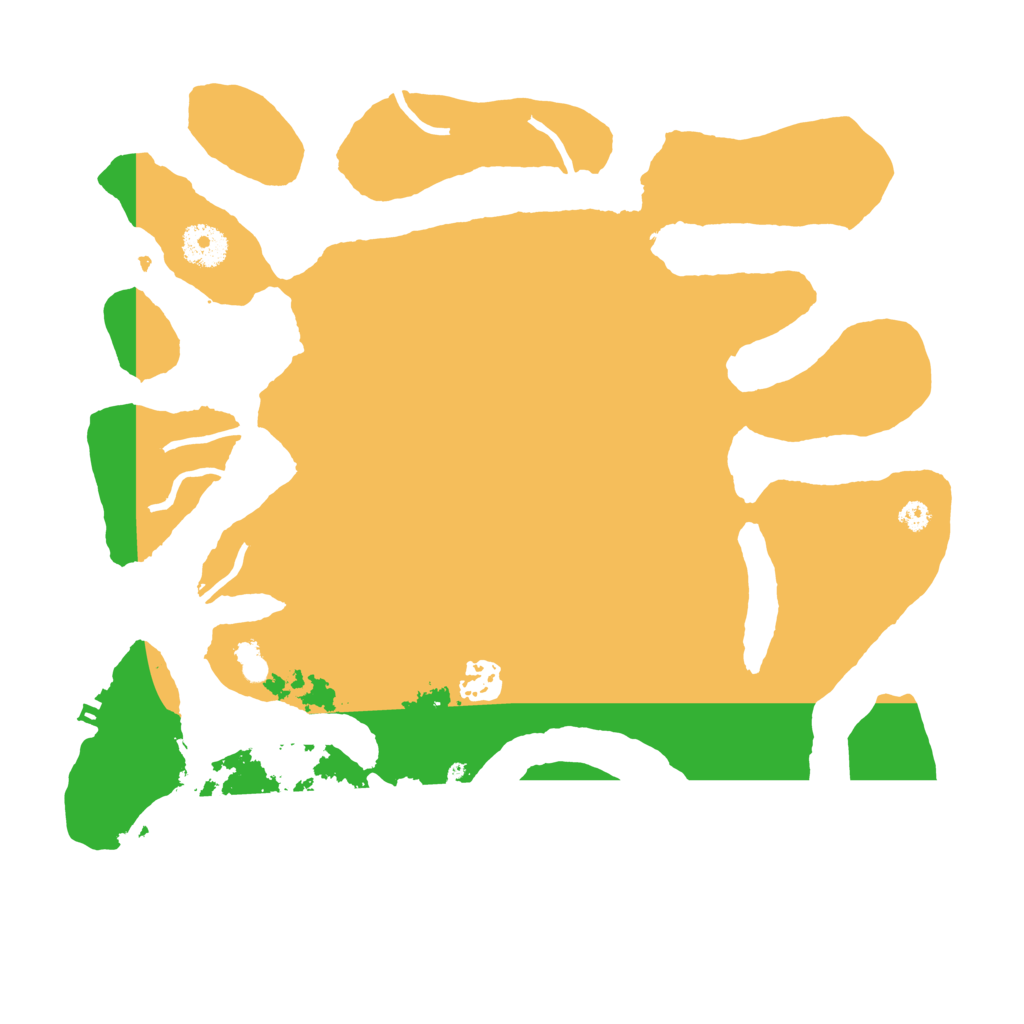 Biome Rust Map: Procedural Map, Size: 3500, Seed: 384082409